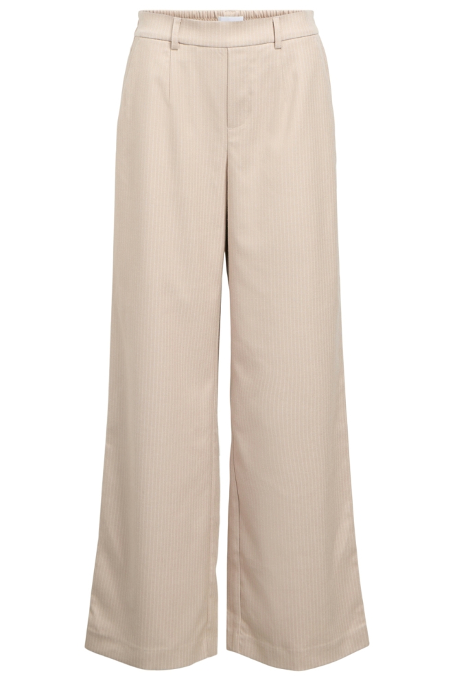 OBJLISA WIDE PANT AOP NOOS 23040544 SANDSHELL/CLOUD DANCER